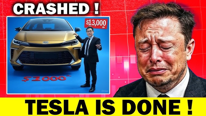Elon Can't Believe It: Toyota's $13,000 EV Destroys Tesla Model Y! - YouTube